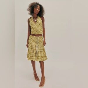 Free People Traymore Plaid Set